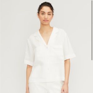 Everlane Linen Workwear Shirt in White